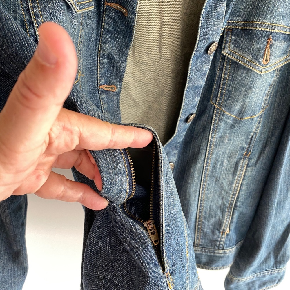 Liz Claiborne, SZ small Blue Jean jacket, 2 front pockets and two side pockets - Picture 7 of 16
